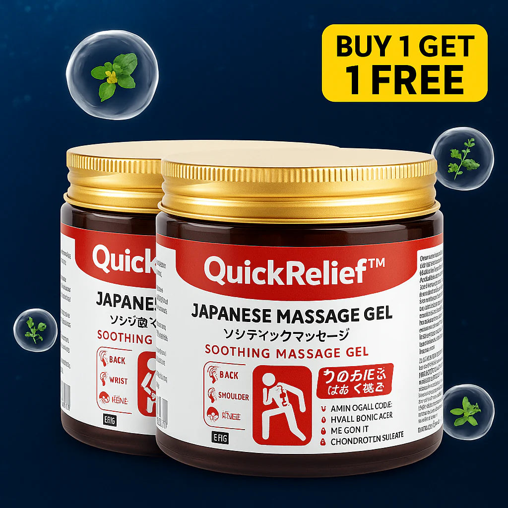 QuickRelief™ - Japanese Instant Pain Relief Soothing Massage Gel 🌸✨